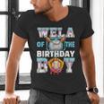 Baseball Ice Cream Drip Wela Of The Birthday Boy Men's V-Neck T-Shirt