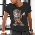 Baseball Ice Cream Dripping Dabbing Baseball Drip Men's V-Neck T-Shirt Baseball Ice Cream Dripping Dabbing Baseball Drip Men's V-Neck T-Shirt