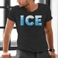 Baseball ICE Ice Cream Drip Baseball Drip Baseball Men's V-Neck T-Shirt