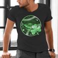 Baseball Irish Shamrock Lucky Clover St Patricks Day Boys Men's V-Neck T-Shirt Baseball Irish Shamrock Lucky Clover St Patricks Day Boys Men's V-Neck T-Shirt