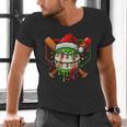 Baseball Lifestyle Apparel Youth Christmas Baseball Drip Men's V-Neck T-Shirt Baseball Lifestyle Apparel Youth Christmas Baseball Drip Men's V-Neck T-Shirt