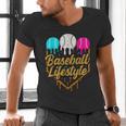 Baseball Lifestyle Baseball Drip Icecream Men's V-Neck T-Shirt Baseball Lifestyle Baseball Drip Icecream Men's V-Neck T-Shirt
