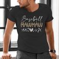 Baseball Mawmaw Leopard Baseball Heart Men's V-Neck T-Shirt Baseball Mawmaw Leopard Baseball Heart Men's V-Neck T-Shirt
