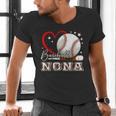 Baseball Nona Family Matching Cute Baseball Lover Men's V-Neck T-Shirt Baseball Nona Family Matching Cute Baseball Lover Men's V-Neck T-Shirt