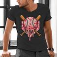 Baseball Pink Camo Ice Cream Youth Boys Girls Men's V-Neck T-Shirt Baseball Pink Camo Ice Cream Youth Boys Girls Men's V-Neck T-Shirt