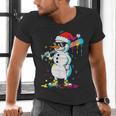 Baseball Snowman Drip Cool Christmas Men Boys Girls Men's V-Neck T-Shirt Baseball Snowman Drip Cool Christmas Men Boys Girls Men's V-Neck T-Shirt