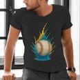 Baseball Splash Team Player For Kids Men Women Men's V-Neck T-Shirt Baseball Splash Team Player For Kids Men Women Men's V-Neck T-Shirt