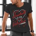 Baseball Is My Valentine Coach Player Lovers Cool Sport Love Men's V-Neck T-Shirt Baseball Is My Valentine Coach Player Lovers Cool Sport Love Men's V-Neck T-Shirt