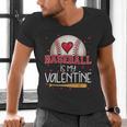 Baseball Is My Valentine Valentines Day Men Boys Kids Teen Men's V-Neck T-Shirt Baseball Is My Valentine Valentines Day Men Boys Kids Teen Men's V-Neck T-Shirt