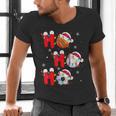 Basketball Baseball Soccer Christmas Ho Ho Ho Santa Xmas Men's V-Neck T-Shirt Basketball Baseball Soccer Christmas Ho Ho Ho Santa Xmas Men's V-Neck T-Shirt
