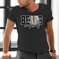 Bears Baseball Mom Game Day School Spirit Bear Pride Men's V-Neck T-Shirt Bears Baseball Mom Game Day School Spirit Bear Pride Men's V-Neck T-Shirt