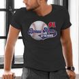Bonus Mom Rookie Of Year 1st Birthday Baseball Theme Men's V-Neck T-Shirt