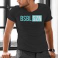 BSBL SZN Baseball Season Game Day Boys Girls Youth Men's V-Neck T-Shirt BSBL SZN Baseball Season Game Day Boys Girls Youth Men's V-Neck T-Shirt