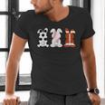 Bunny Football Baseball Sport Easter Day Men's V-Neck T-Shirt
