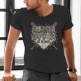Camo 100 Days Of School Baseball Home Plate Drip Boy Kids Men's V-Neck T-Shirt Camo 100 Days Of School Baseball Home Plate Drip Boy Kids Men's V-Neck T-Shirt