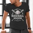 I Can't It's Baseball Season Men's V-Neck T-Shirt