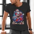 Christmas Baseball Santa Game Day Xmas Boys Kids Men Men's V-Neck T-Shirt Christmas Baseball Santa Game Day Xmas Boys Kids Men Men's V-Neck T-Shirt