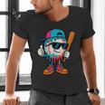 Cool Baseball Drip For Boys Ice Cream Drip Baseball Kids Men's V-Neck T-Shirt Cool Baseball Drip For Boys Ice Cream Drip Baseball Kids Men's V-Neck T-Shirt