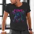 Cool Baseball F Caw F Crow Fcawf Raven Fawk Off Bird Men's V-Neck T-Shirt Cool Baseball F Caw F Crow Fcawf Raven Fawk Off Bird Men's V-Neck T-Shirt