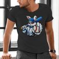 Cool Rabbit Baseball Easter Men Boy Toddler Kid Men's V-Neck T-Shirt Cool Rabbit Baseball Easter Men Boy Toddler Kid Men's V-Neck T-Shirt