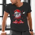 Dabbing Baseball Drip Ice Cream Youth Boy Valentines Day Men's V-Neck T-Shirt Dabbing Baseball Drip Ice Cream Youth Boy Valentines Day Men's V-Neck T-Shirt