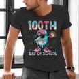 Dabbing Drippy 100th Days Of School Baseball Ice Cream Drip Men's V-Neck T-Shirt Dabbing Drippy 100th Days Of School Baseball Ice Cream Drip Men's V-Neck T-Shirt