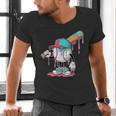 Drip Baseball For Boys Ice Cream Drip Youth Boys Sprinkles Men's V-Neck T-Shirt Drip Baseball For Boys Ice Cream Drip Youth Boys Sprinkles Men's V-Neck T-Shirt