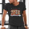 Football Baseball Basketball Player Sport Christmas Men's V-Neck T-Shirt Football Baseball Basketball Player Sport Christmas Men's V-Neck T-Shirt