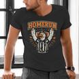 Football Referee Touchdown Baseball Homerun Goose Men's V-Neck T-Shirt
