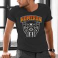 Football Referee Touchdown Baseball Homerun Raccoon Men's V-Neck T-Shirt Football Referee Touchdown Baseball Homerun Raccoon Men's V-Neck T-Shirt