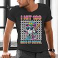 I Hit 100 Days Of School Baseball Ice Cram Drip 100th Boys Men's V-Neck T-Shirt I Hit 100 Days Of School Baseball Ice Cram Drip 100th Boys Men's V-Neck T-Shirt