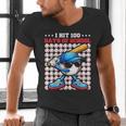I Hit 100 Days Of School Baseball Player Kids Boys Son Men's V-Neck T-Shirt I Hit 100 Days Of School Baseball Player Kids Boys Son Men's V-Neck T-Shirt