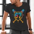 HUGvyn 67 Baseball Ice Cream Drip Six Seven Genz Alpha Slang Men's V-Neck T-Shirt