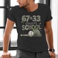 HUGvyn 6733 Days Of School Baseball 100 Days Camo Cap Boys Men's V-Neck T-Shirt HUGvyn 6733 Days Of School Baseball 100 Days Camo Cap Boys Men's V-Neck T-Shirt