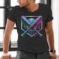 Ice Cream Baseball Drip Home Plate Bats Cool For Boys Youth Men's V-Neck T-Shirt