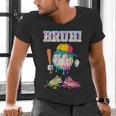 Ice Cream Drip Baseball Bruh Baseball Drip Boy Youth Men's V-Neck T-Shirt Ice Cream Drip Baseball Bruh Baseball Drip Boy Youth Men's V-Neck T-Shirt