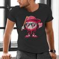 Ice Cream Drip Baseball Valentine's Day Spots Baseball Drip Men's V-Neck T-Shirt Ice Cream Drip Baseball Valentine's Day Spots Baseball Drip Men's V-Neck T-Shirt