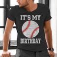 It’s My Birthday Baseball Vintage Style Men's V-Neck T-Shirt It’s My Birthday Baseball Vintage Style Men's V-Neck T-Shirt