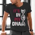ITS In My DNA Baseball Sport Player Saying Men's V-Neck T-Shirt ITS In My DNA Baseball Sport Player Saying Men's V-Neck T-Shirt