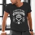 It's Ok If You Think Baseball Is Boring It's Kind Of Smart Men's V-Neck T-Shirt
