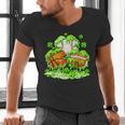 Kids St Patricks Day Shamrock Basketball Baseball Football Men's V-Neck T-Shirt Kids St Patricks Day Shamrock Basketball Baseball Football Men's V-Neck T-Shirt