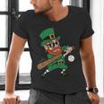Leprechaun Baseball St Patricks Day Saint Pattys Men Boys Men's V-Neck T-Shirt