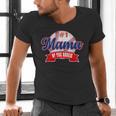 Mama Rookie Of Year 1st Birthday Baseball Theme Matching Men's V-Neck T-Shirt Mama Rookie Of Year 1st Birthday Baseball Theme Matching Men's V-Neck T-Shirt