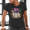 Mardi Gras Baseball Jester Hat Fleur De Lis Boys Girls Kids Men's V-Neck T-Shirt Mardi Gras Baseball Jester Hat Fleur De Lis Boys Girls Kids Men's V-Neck T-Shirt