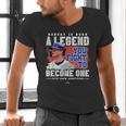Nobody Is Born A Legend Pete Crow Armstrong Chicago Baseball Men's V-Neck T-Shirt Nobody Is Born A Legend Pete Crow Armstrong Chicago Baseball Men's V-Neck T-Shirt