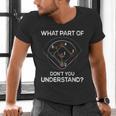 What Part Of Dont You Understand 6432 Baseball Men's V-Neck T-Shirt