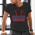 Pawpaw Rookie Of Year 1st Birthday Baseball Theme Matching Men's V-Neck T-Shirt Pawpaw Rookie Of Year 1st Birthday Baseball Theme Matching Men's V-Neck T-Shirt