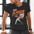 Pete Alonso Baltimore Baseball Players MLBPAL201M Men's V-Neck T-Shirt Pete Alonso Baltimore Baseball Players MLBPAL201M Men's V-Neck T-Shirt
