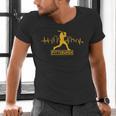 Pittsburgh Lovers Skyline Retro Baseball Heartbeat Men Women Men's V-Neck T-Shirt