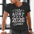 Proud Aunt Of A 2026 Senior Baseball Graduate Men's V-Neck T-Shirt Proud Aunt Of A 2026 Senior Baseball Graduate Men's V-Neck T-Shirt